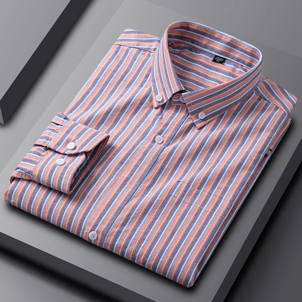 Elia men's elegant cotton shirt, alternate view