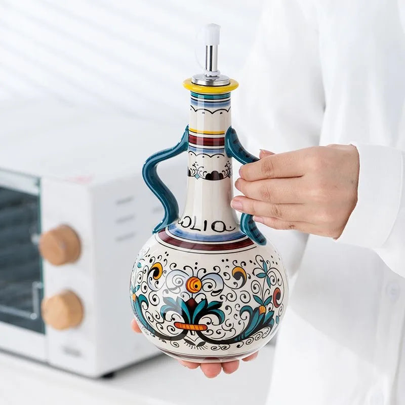 Oliera bottle in a kitchen