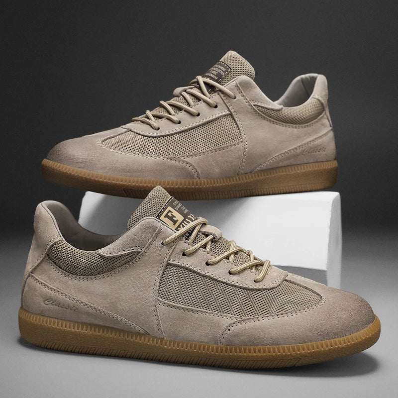 Men's leather sneakers, alternate view