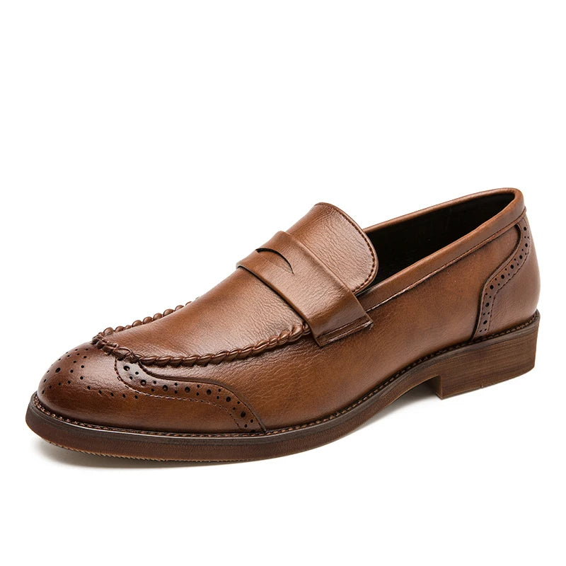 Valerio men's leather loafers, additional view