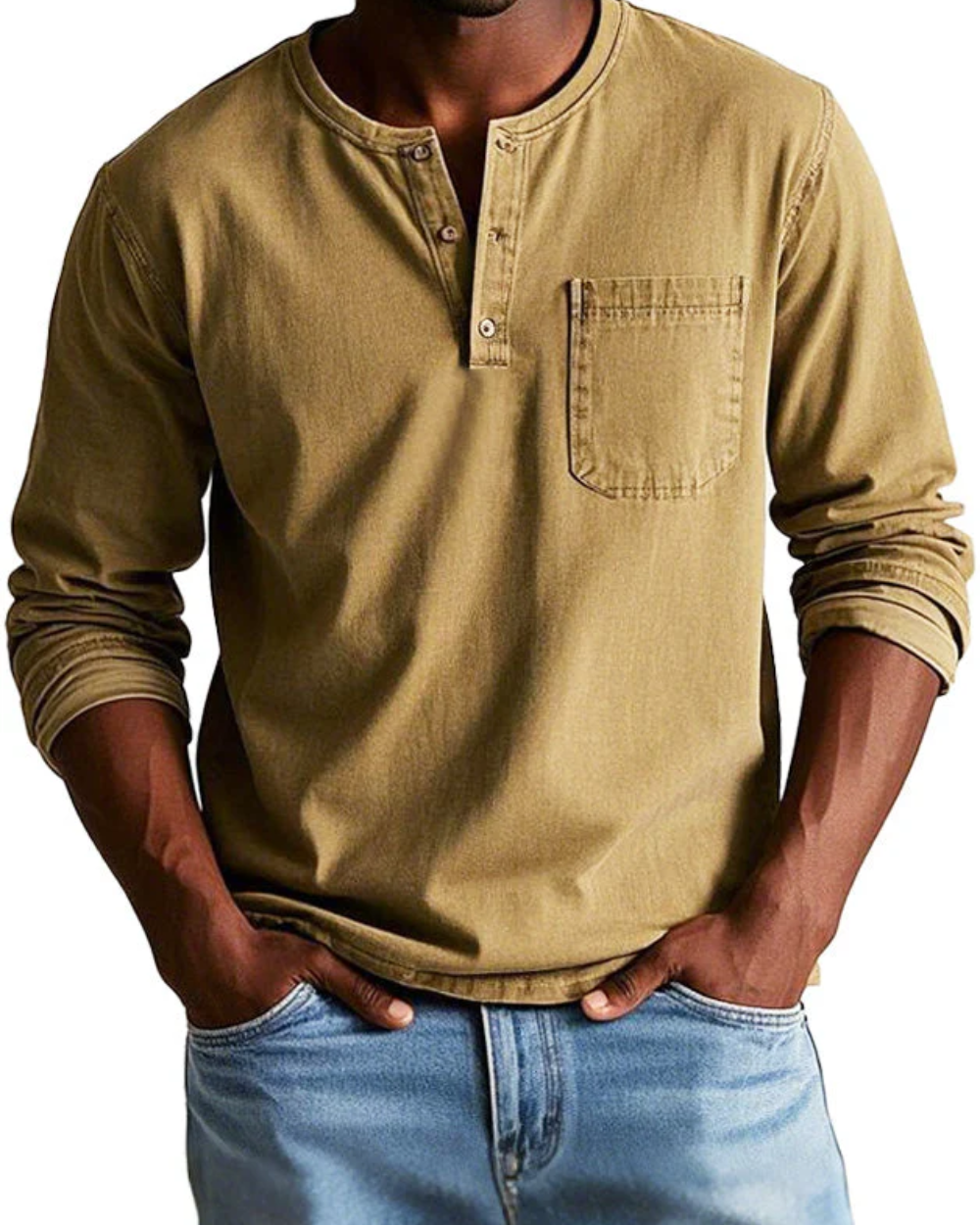 Men's vintage polo shirt, view 4