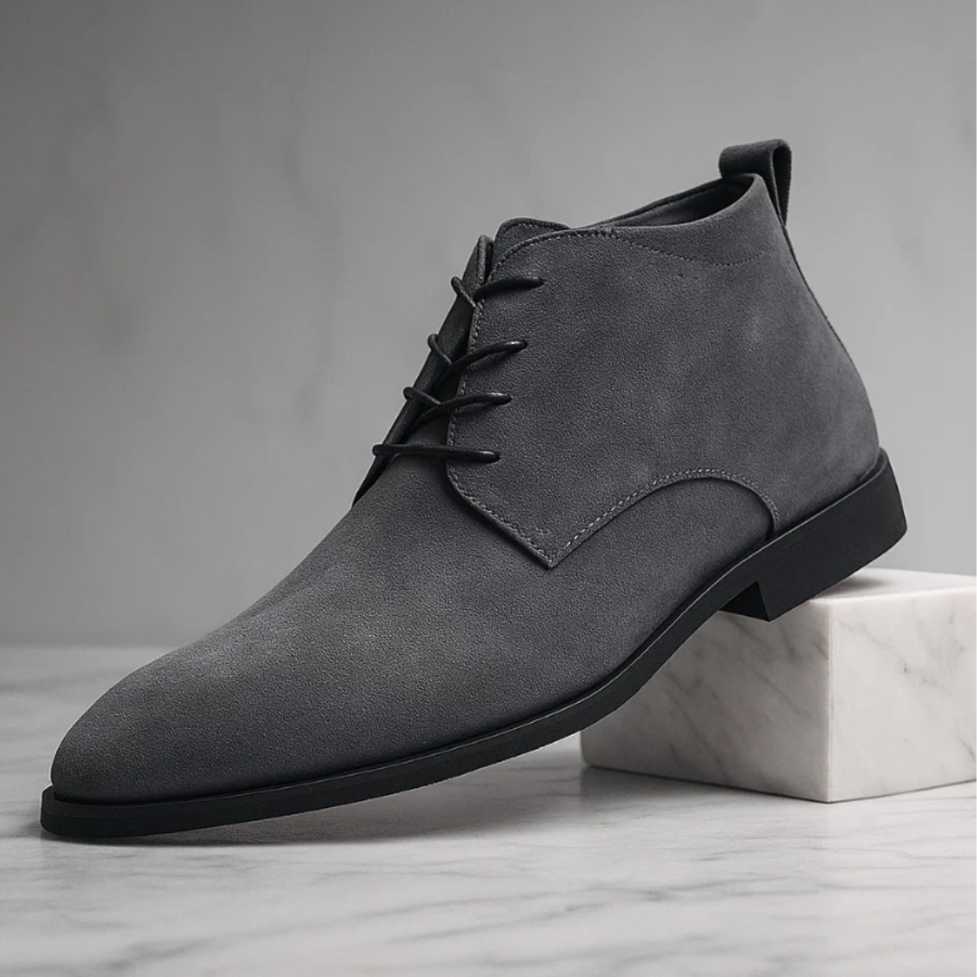 Riccardo men's suede boots, alternate view