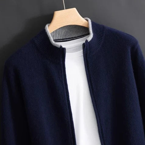 Nicola men's cashmere jacket, view 4