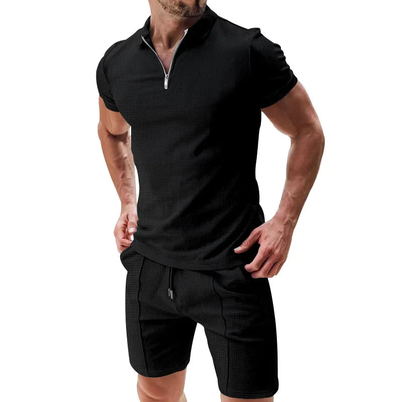Marcello men's elegant summer two-piece set, view 4