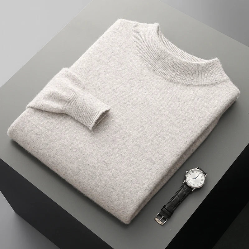 Stand men's cashmere sweater, alternate view