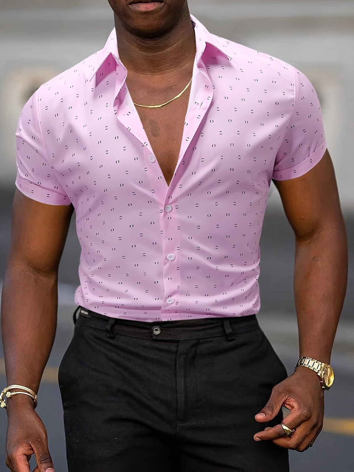 Men's elegant shirt, alternate view