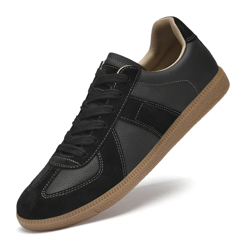 Men's leather sneakers, alternate view