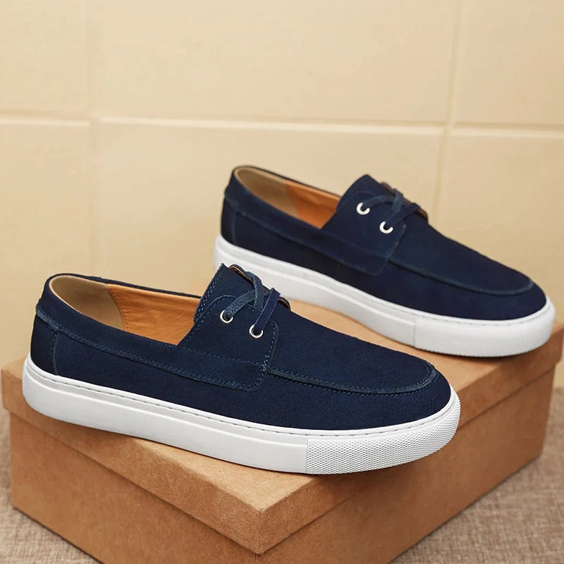 Gennaro men's elegant suede shoes, additional view