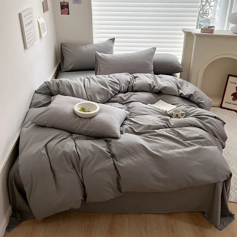 Portofino bedding set on a made bed