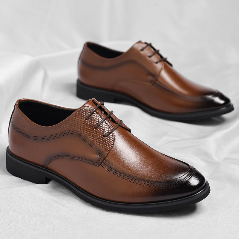 Men's leather oxford dress shoes, additional view