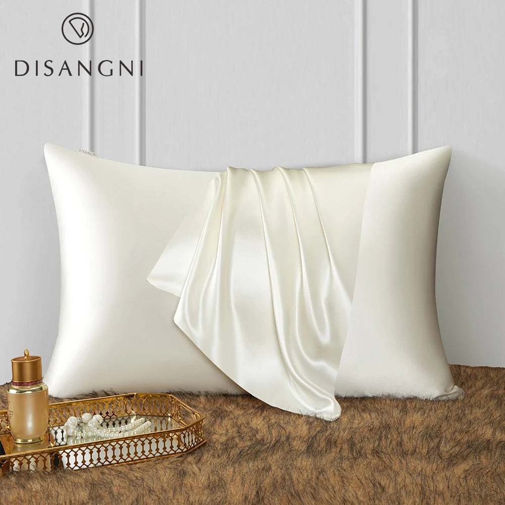Riposo silk pillowcase in Ivory White