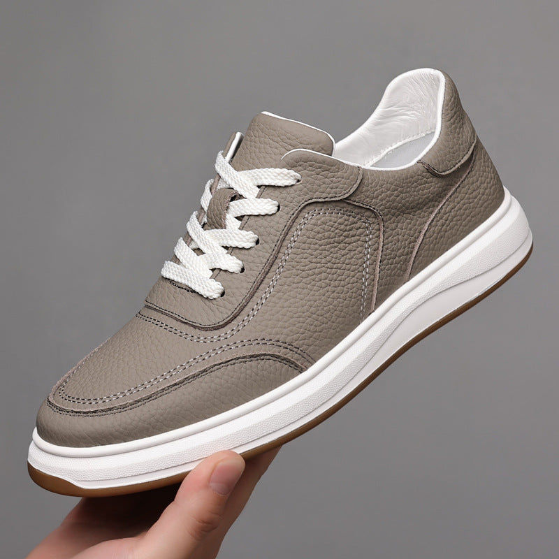 Men's leather sneakers, view 10