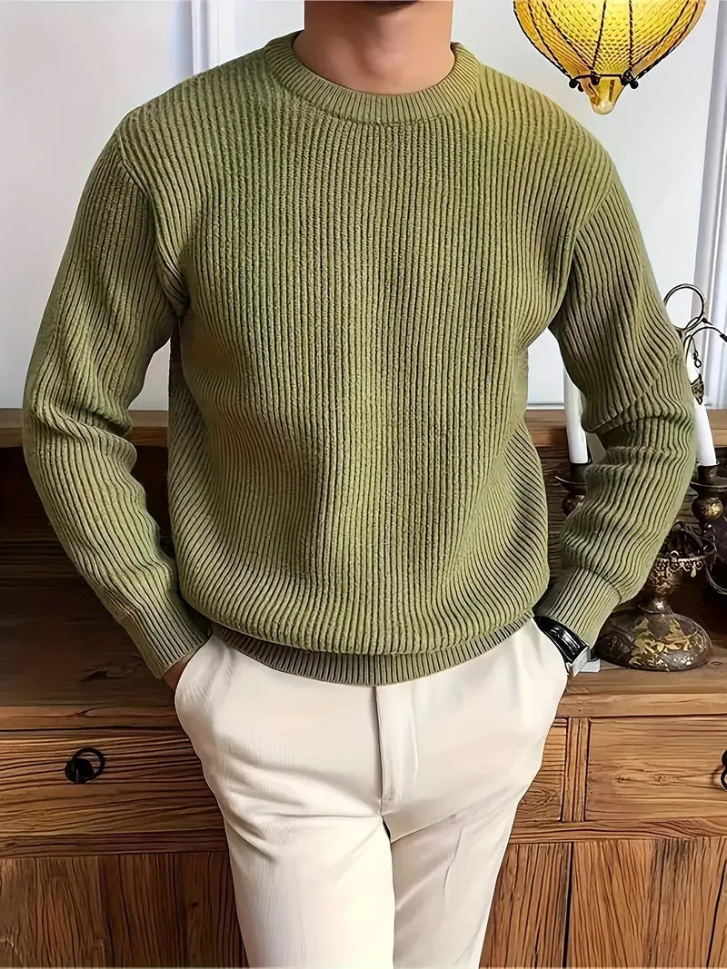 Rome men's knit sweater, additional view