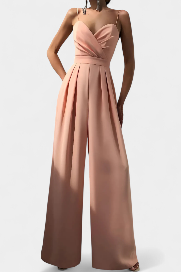 Romily Sleeveless Jumpsuit with Tailored Waist and Flowy Legs – women's jumpsuits, view 9