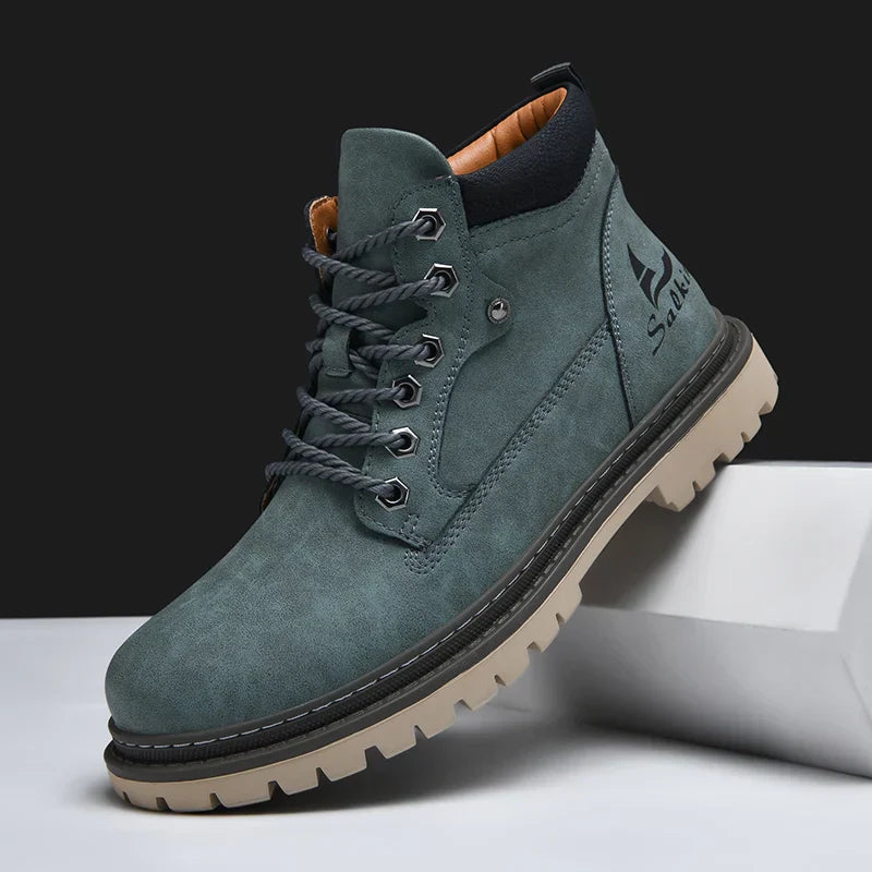 Elia men's elegant leather boots, alternate view