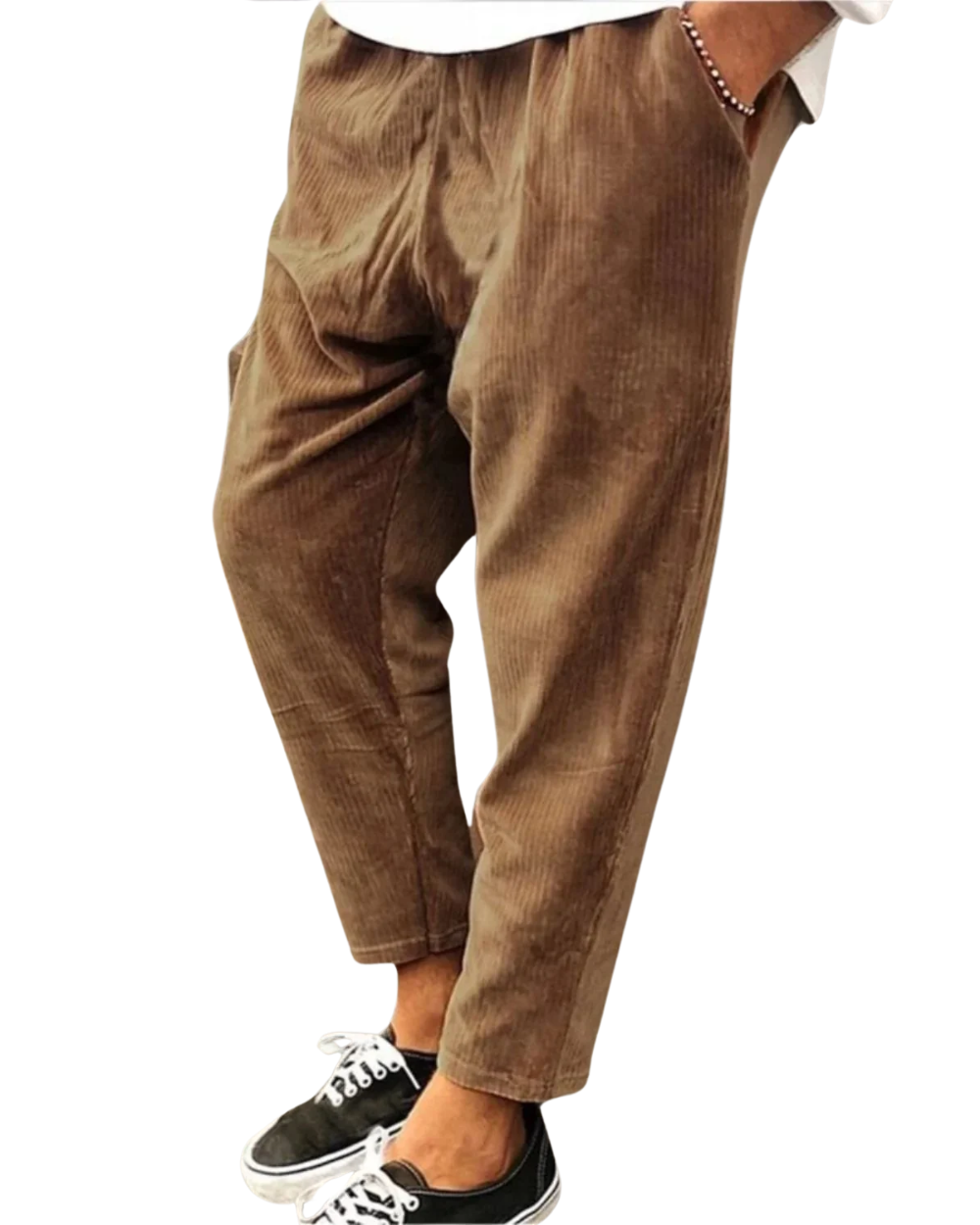 Franco men's elegant corduroy pants, view 4