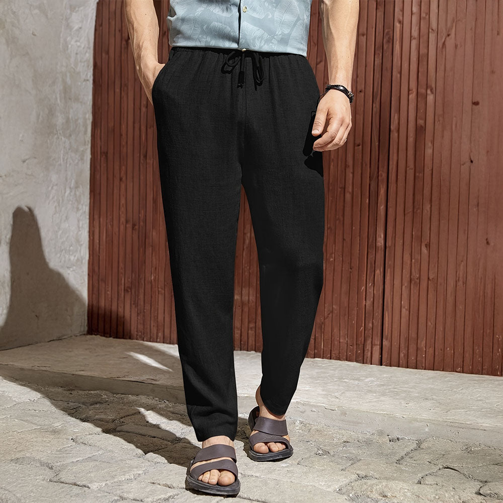 Ivan men's elegant summer pants, alternate view