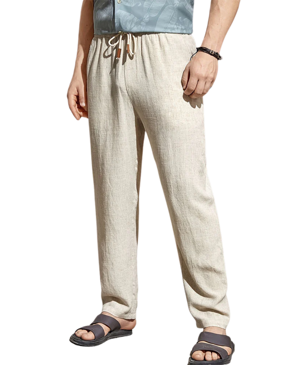 Ivan men's elegant summer pants, view 4