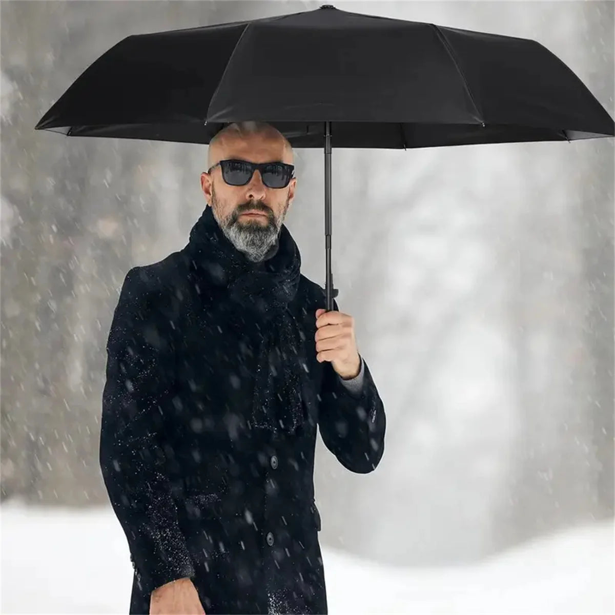 Sandro Automatic Travel Umbrella – styled