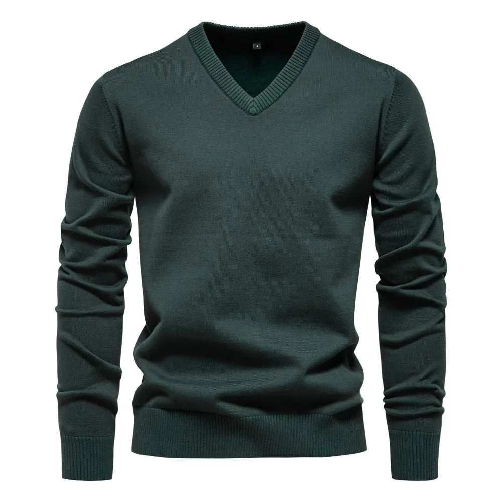 Men's elegant knit sweater, additional view