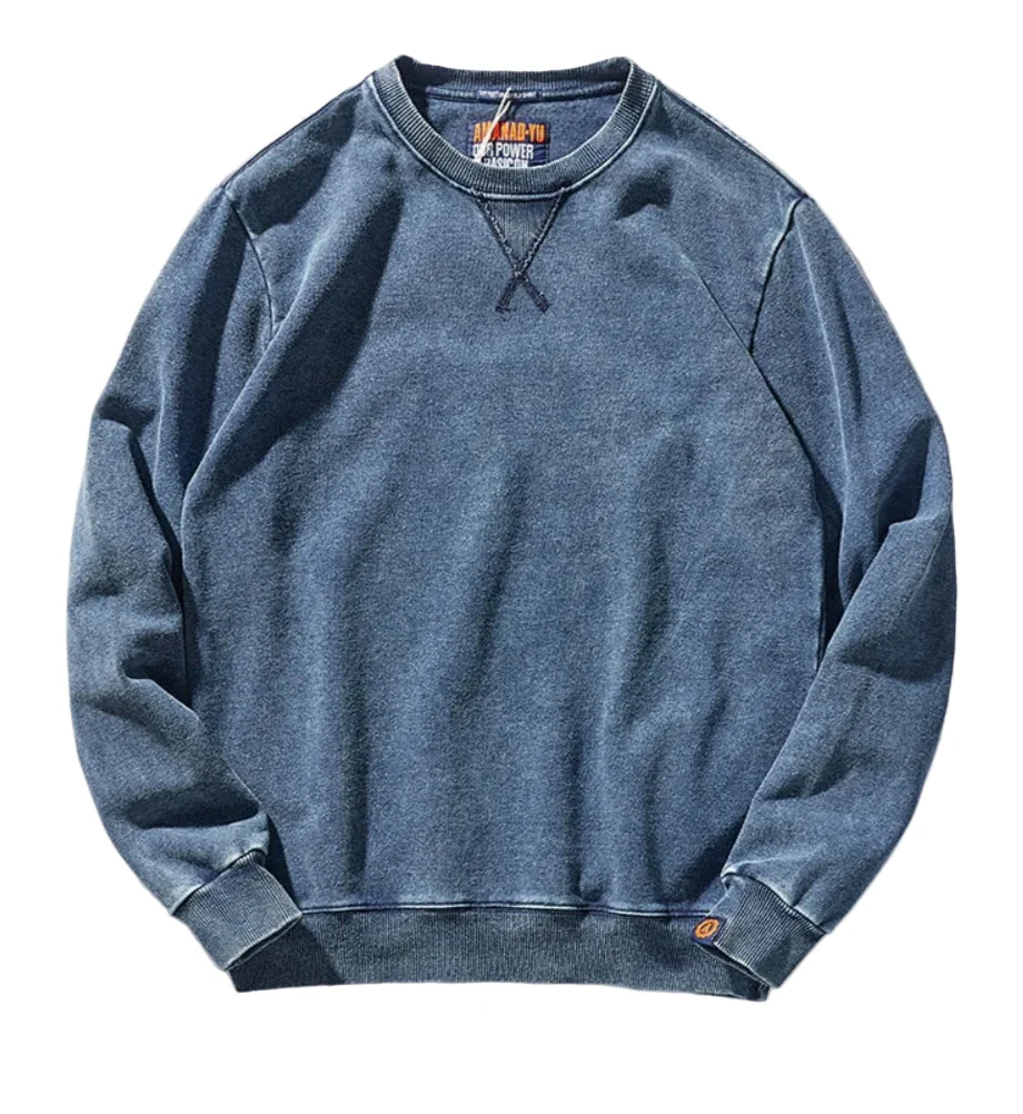 Men's elegant cotton sweater, alternate view