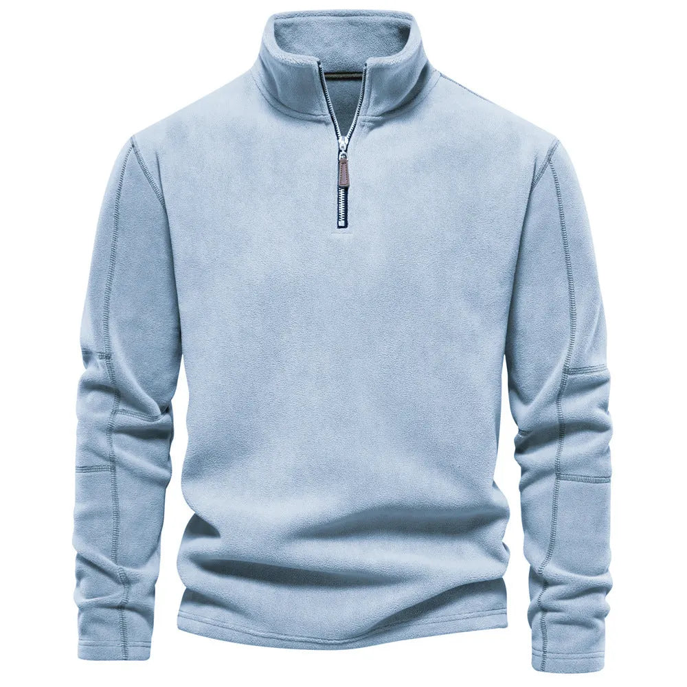Sestriere Fleece Half-Zip Pullover - Sky Blue