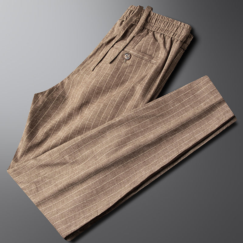 Riccardo men's elegant linen pants, alternate view