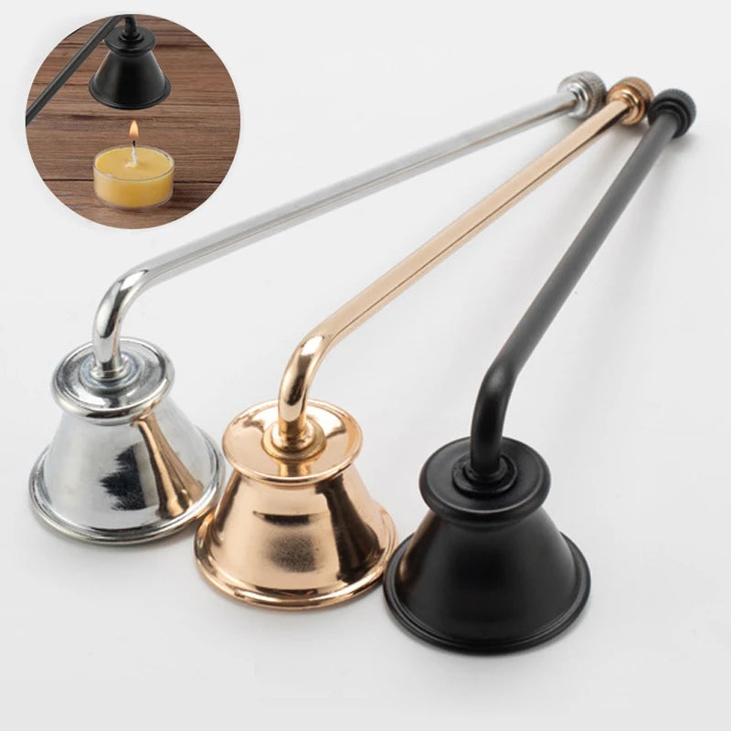 Smorzo candle snuffers in three finishes