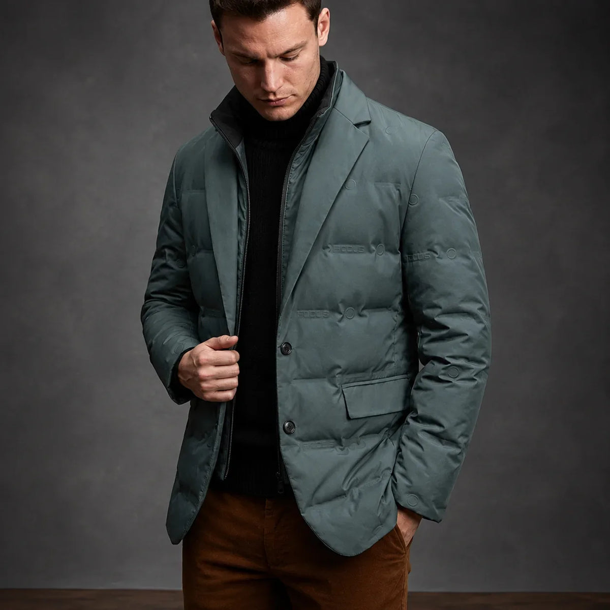 Down jacket, alternate view