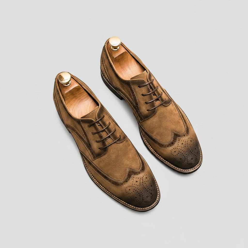 Suede Oxford Shoes – Studio