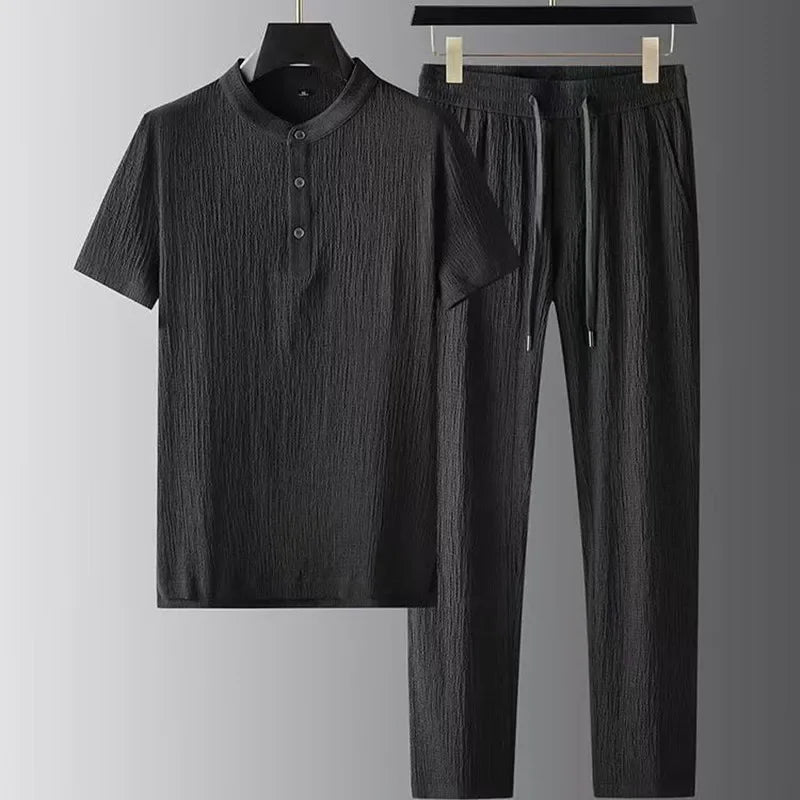 Men's breathable two-piece set, alternate view