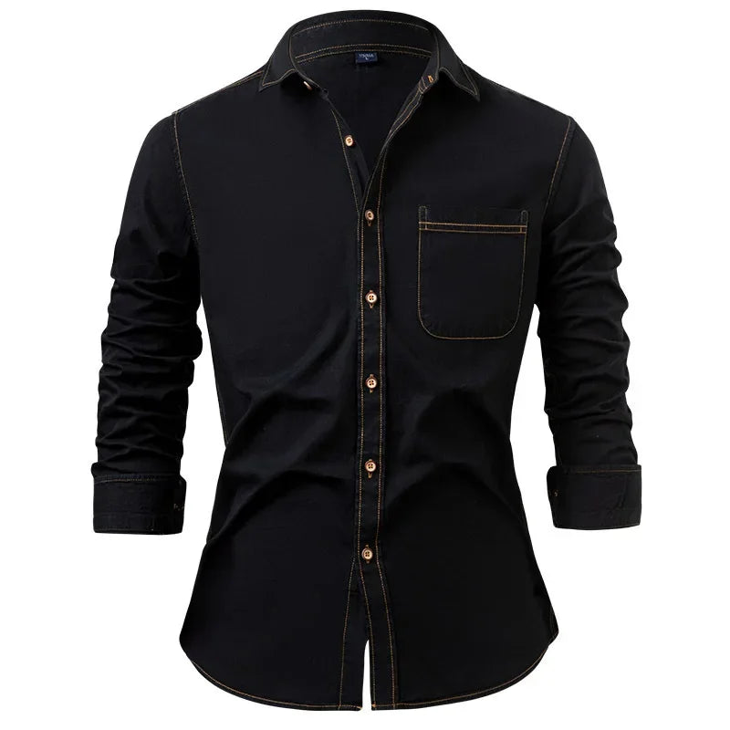 Riccardo men's denim shirt – Avinos Milano