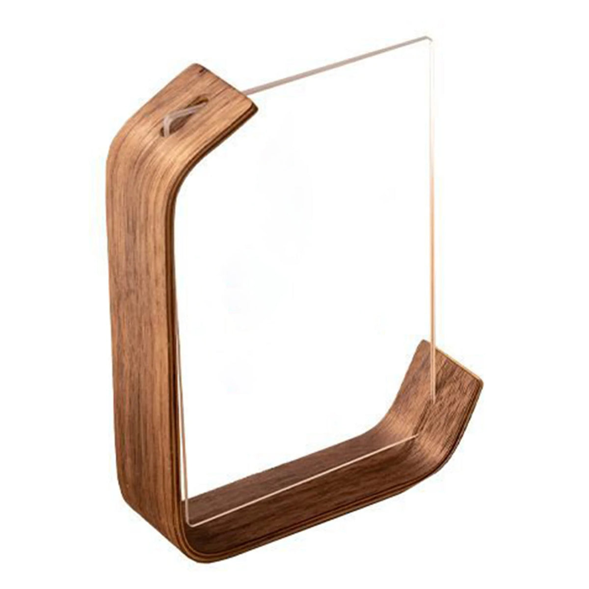 Teca walnut acrylic frame