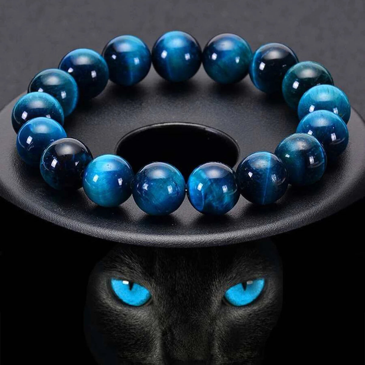 Tigre blue tiger eye bead bracelet