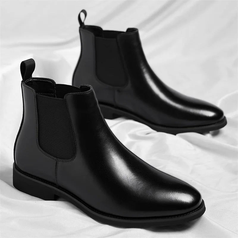 Valerio men's leather boots, additional view