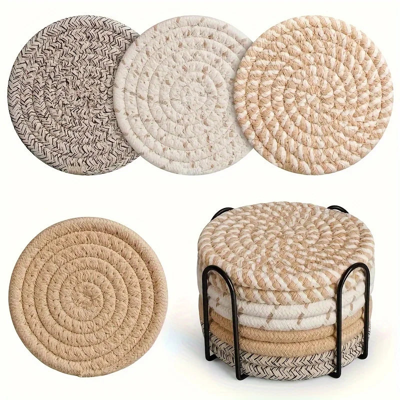 Trama woven coasters