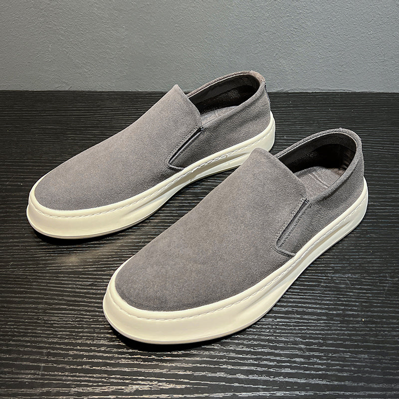 Men's suede loafers, additional view