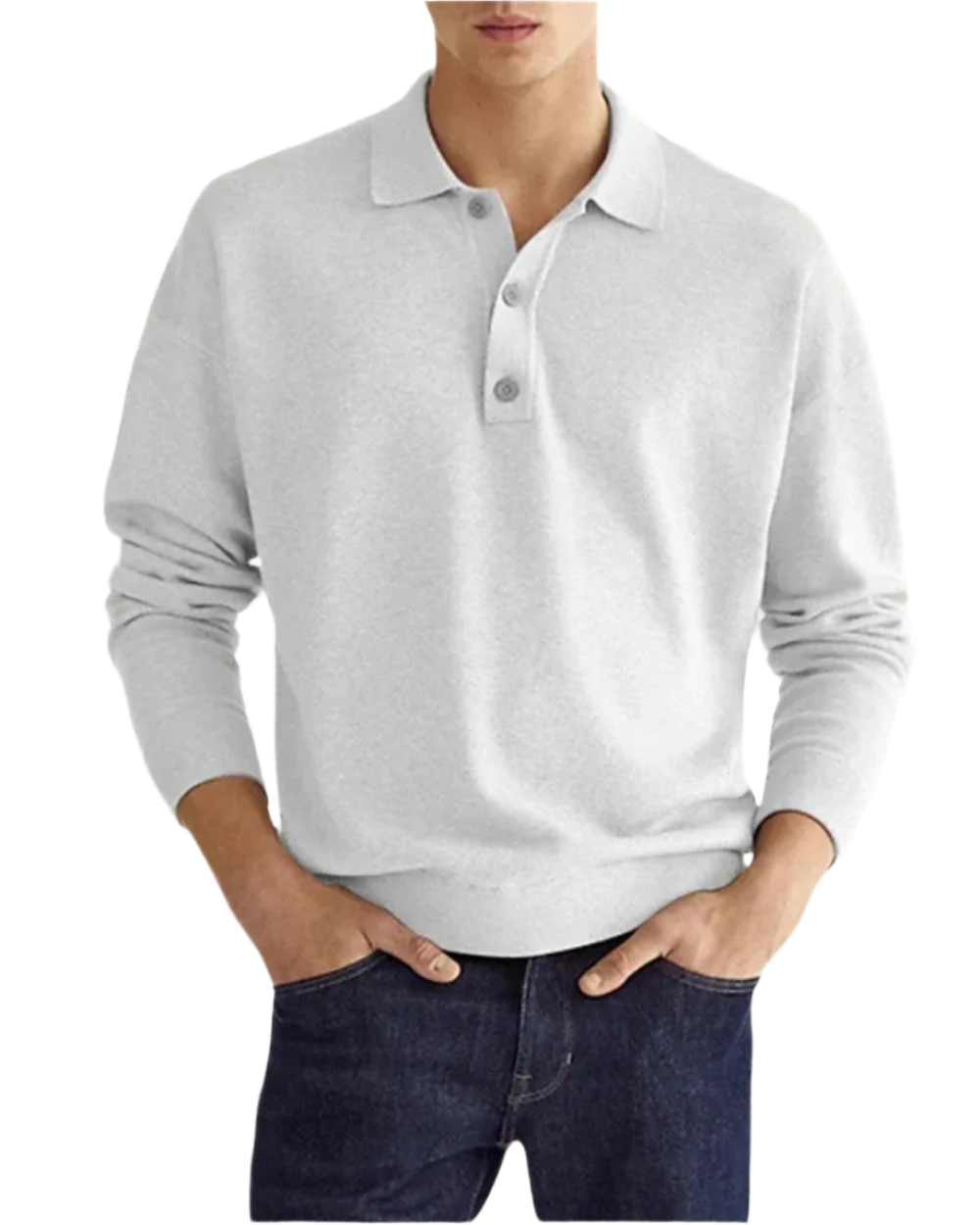 Alessandro men's elegant polo shirt, alternate view