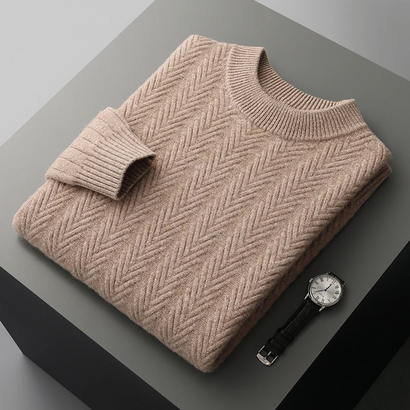 Men's elegant cashmere sweater, view 4