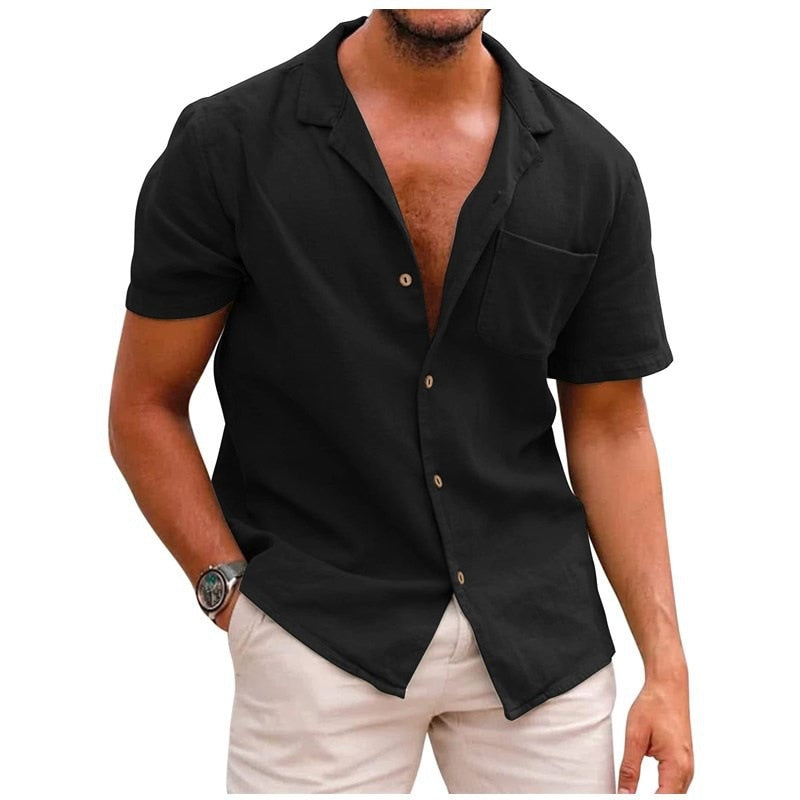 Valerio men's elegant cotton shirt, view 4