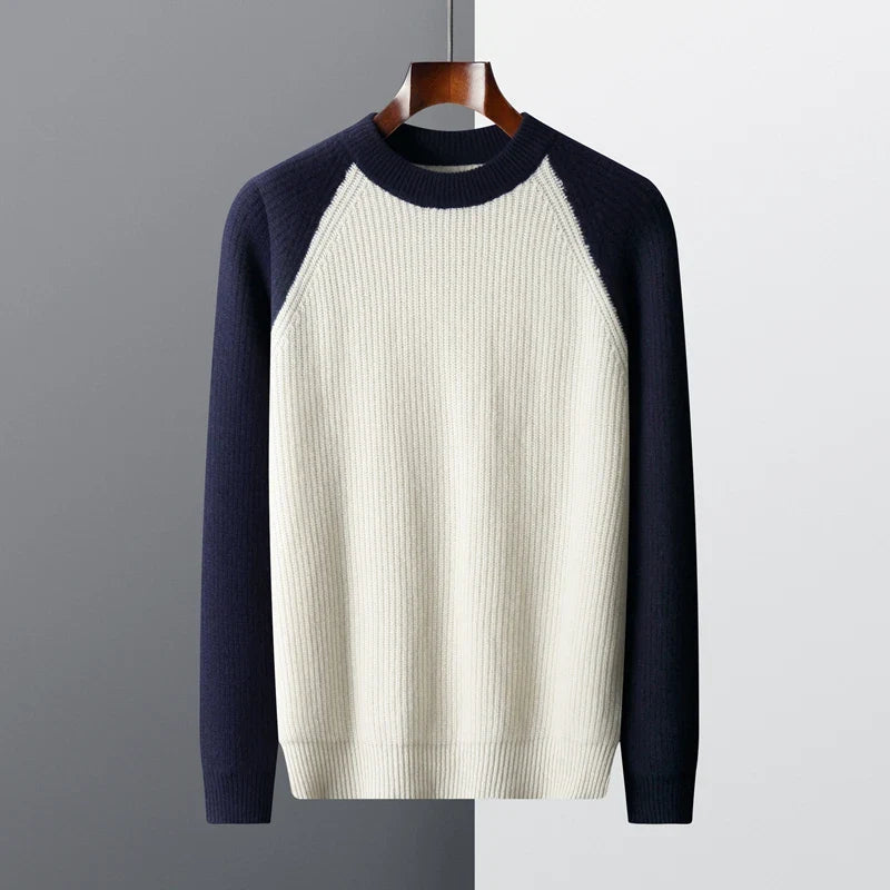 Merino men's wool sweater, view 4