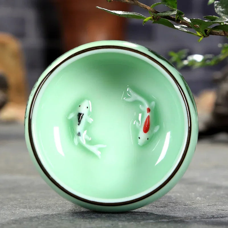 Verdeacqua teacup from above