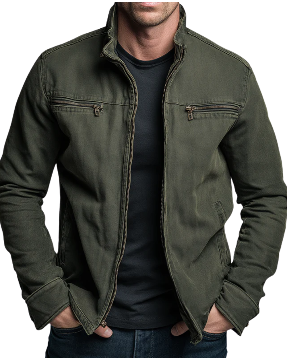 Men's vintage cotton jacket – Avinos Milano