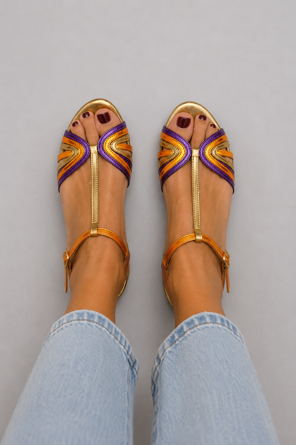 Viviana Sandals in Mediterranean Colors