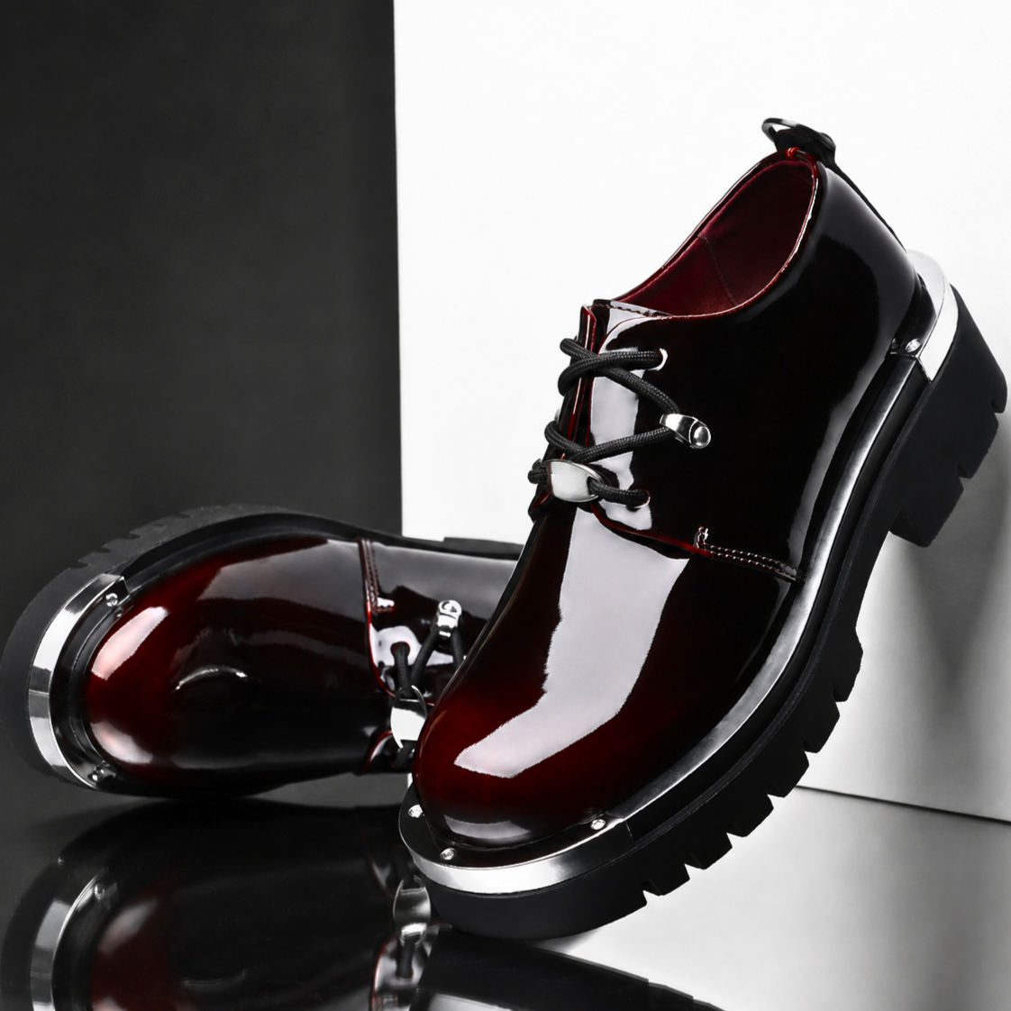 Wellington Hayes Leather Derbies – men's shoes, view 2