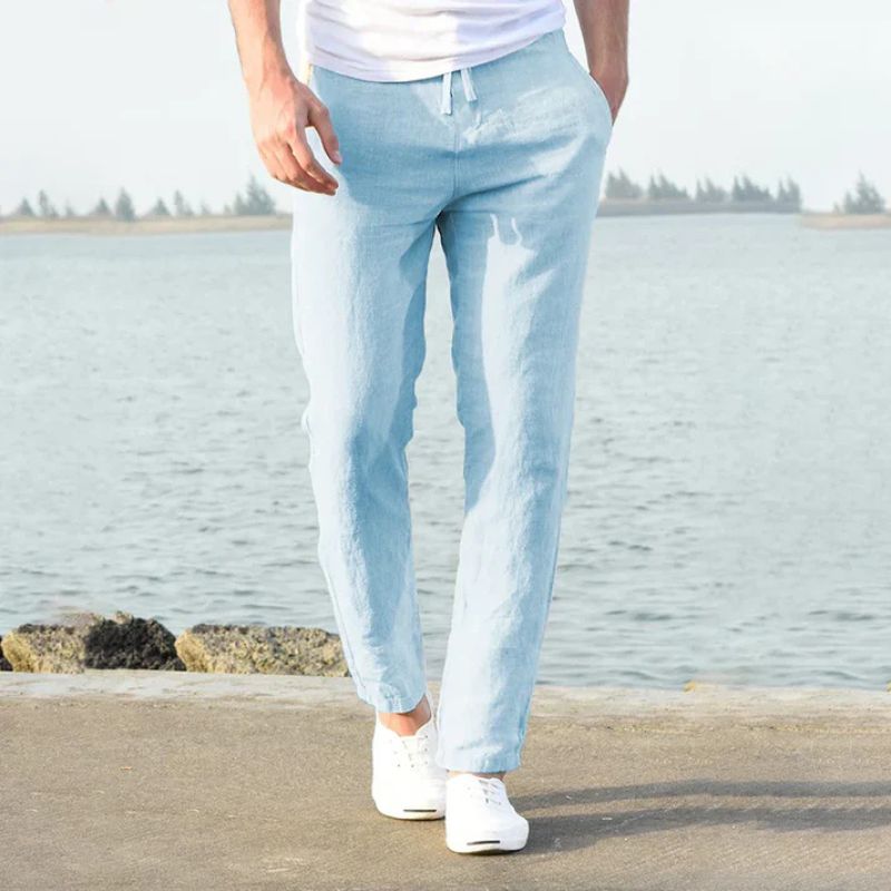 Gennaro men's linen pants, alternate view