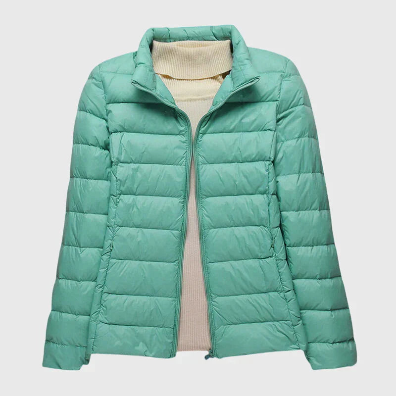 Turquoise Stand-up collar / 3XL