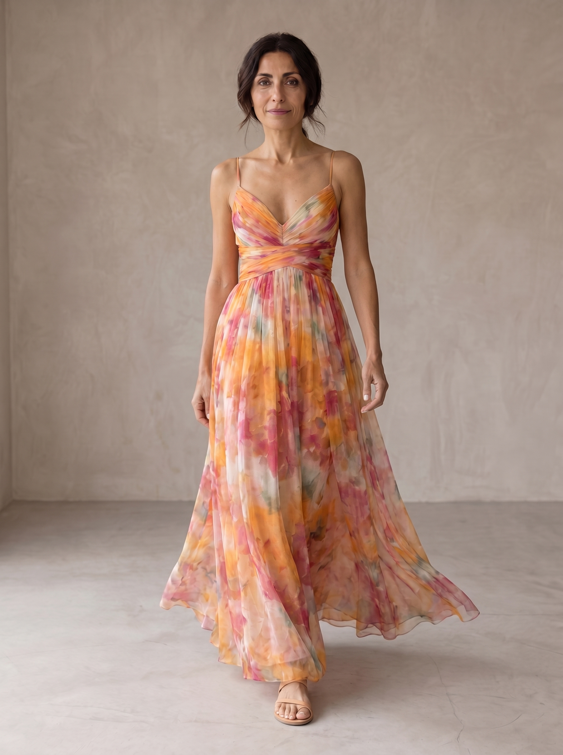Giselle Captivating Floral Print Maxi Dress