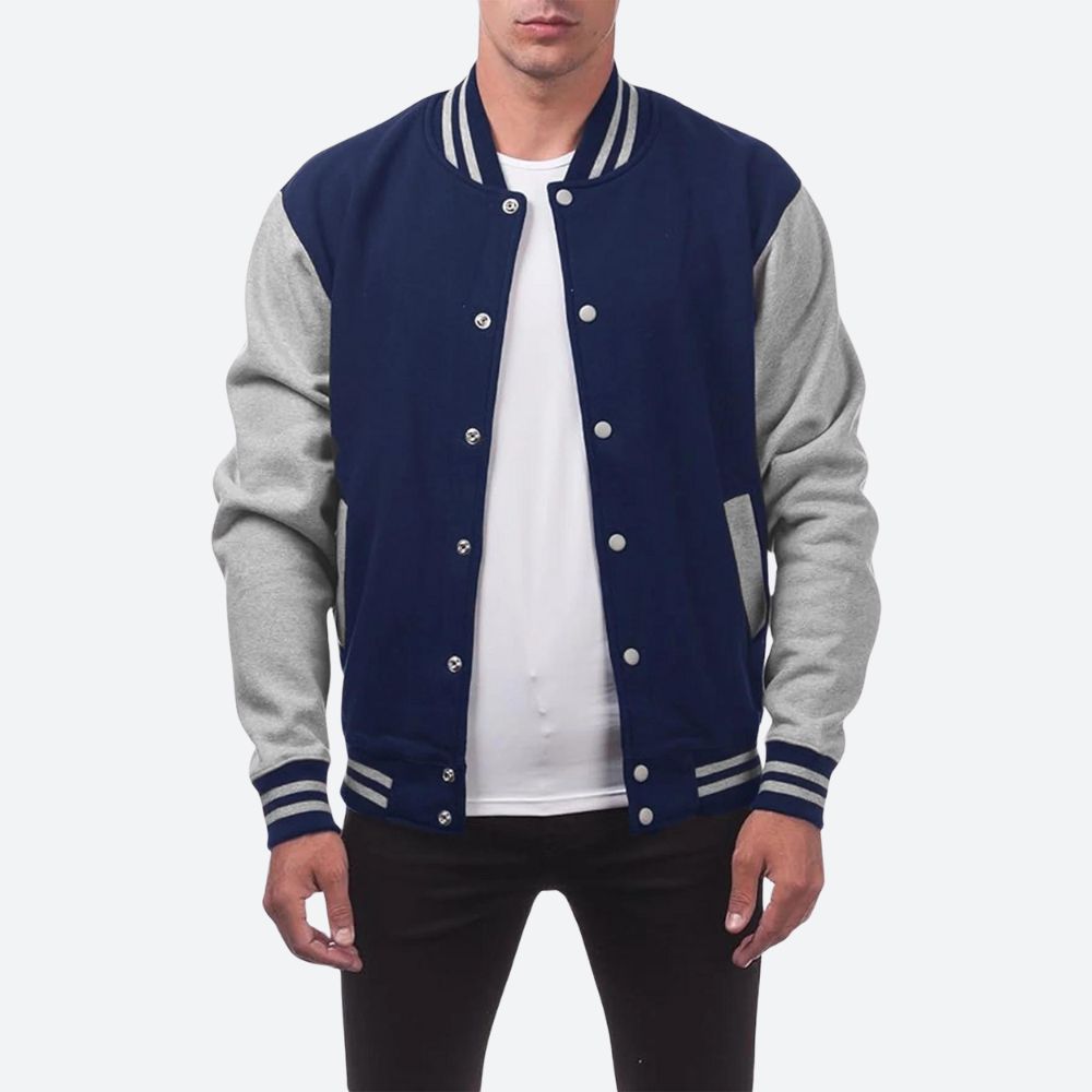 Navy Blue/Grey / 2XL